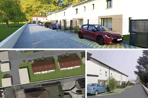 16 villas au centre de Pont-de-Chéruy